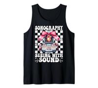 Sonografía Ver con Sonido Ecocardiografía Echo Tech Camiseta sin Mangas