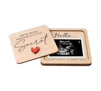 Sonogram Frame,Protective Glass,10.79cm, Ultrasound Picture Frame, Nursery Decor,Easy-open Back,or Grandparents Nursery Bedroom Apartment Shelf Decor 7x5cm