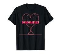 Sonographer Heart Cardiac Ultrasound Tech Camiseta