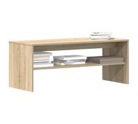 Sonoma - Mueble de TV de roble de 100 x 40 x 40 cm, moderno tablero bajo para sala de estar, elegante mesa de TV, compuesto de madera duradera, diseño elegante para televisores de pantalla plana