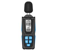 Sonómetro de mano de 30 a 130 dB con velocidad ajustable, medidor de ruido, detector de ruido, dispositivo de decibelios fácil de operar