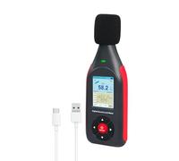 Sonómetro Decibelímetro Registrador de Datos con Ponderación de Frecuencia A/C, Respuesta Rápida/Lenta, 43.000 Registros de Datos, Conectividad USB/PC, Alarma LED de Tres Colores Lector de Ruido