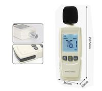 Sonometro, Mini nivel de sonido digital medidores decibelios de ruido de medidores 30-130 dba lcd a/c rápido/lento pantalla DB USB