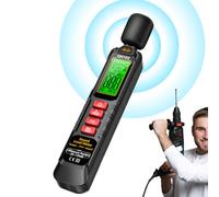 Sonómetro: Sonómetro, Mide La Pantalla LCD | Lector - Detector Digital De 30-130 DB Con Retroiluminación LCD, Retención De Datos, Ponderación A | Dispositivo Compacto De Monitoreo De Ruido Ambiental Y