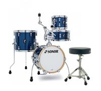 Sonor AQX 14 Micro Shell Pack w/Free Throne Blue Ocean Sparkle
