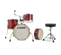 Sonor AQX 18 Jazz Shell Pack w/Free Throne Red Moon Sparkle
