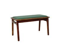 Sonora B Walnut Bench (Green Seat)
