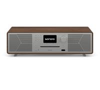sonoro Master STERSTÜCK (Gen.2) - Sistema compacto con reproductor de CD (Airplay, Google Cast, Spotify, FM, DAB+) nogal