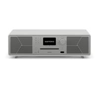 Sonoro Meisterstück (gen 2) blanc mat - argent - Système haute-fidélité "tout en un", Deezer, Spotify, Napster, Tidal, Qobuz, Numérique