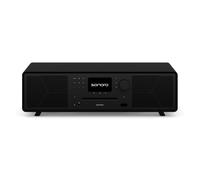 sonoro MESTERSTÜCK 3 - Equipo compacto con reproductor de CD (compatible con Airplay, Google Cast, Spotify, FM, DAB+), color negro mate
