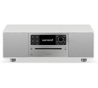 sonoro Prestige - Equipo compacto con reproductor de CD (FM, DAB Plus, Spotify, Deezer), color blanco