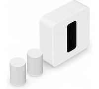 Sonos Pack 2x Era 100 SL + Sub (Gen 4) blanco - Barra de sonido, AirPlay 2, Bluetooth, Wi-Fi, Subwoofer incluido