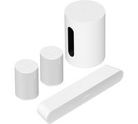 Sonos Pack Ray + 2x Era 100 + Sub mini blanco - Barra de sonido, Dolby Atmos, AirPlay 2, Bluetooth, Subwoofer incluido