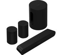 Sonos Pack Ray + 2x Era 100 + Sub mini negro - Barra de sonido, Dolby Atmos, AirPlay 2, Bluetooth, Wi-Fi, Subwoofer incluido