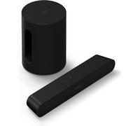 Sonos Pack Ray + Mini Sub negro - Barra de sonido, AirPlay 2, Wi-Fi, Subwoofer incluido
