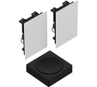 Sonos Set de amplificador con 1 par de altavoces In-Wall by Sonance (pasivo, cableado, Sonos Trueplay Tuning)