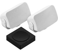 Sonos Set de amplificador | con 1 par de altavoces Sonos Outdoor by Sonance - (pasivo, con cable, resistente a la intemperie para sonido al aire libre)