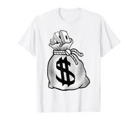 Sonríe Ahora Llorar Más Tarde Ángel Diablo Feliz Triste Vintage Cartoon Camiseta gráfica económica, Hombre, Blanco, M