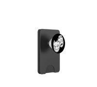 Sonríe Ahora Llorar Más Tarde Ángel Diablo Feliz Triste Vintage Cartoon PopSockets PopWallet para MagSafe