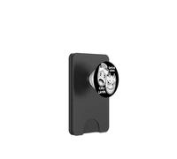 Sonríe Ahora Llorar Más Tarde Ángel Diablo Feliz Triste Vintage Cartoon PopSockets PopWallet para MagSafe