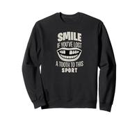 Sonríe si perdiste un diente en este deporte - Divertido Sudadera