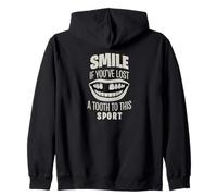 Sonríe si perdiste un diente en este deporte - Divertido Sudadera con Capucha