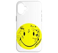 Sonriente de Tatuaje de Lil Wayne Carcasa para iPhone 16 Plus