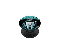 Sonrisa Dental Hombres Mujeres Higienista Oral Dentistas PopSockets PopGrip Adhesivo