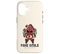 Sonrisa Falsa (Declaración Divertida de Sarcasmo) Carcasa para iPhone 16