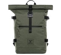 SONS OF ALOHA KANE - Mochila de mensajería enrollable XL grande - PET reciclado, impermeable, mochila de senderismo, compartimento para portátil de 15 pulgadas, verde oliva, L