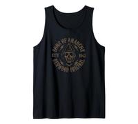 Sons of Anarchy Redwood Original Skull Biker TV Show Camiseta sin Mangas