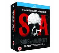 Sons Of Anarchy Seasons 1-5 (15 Blu-Ray) [Edizione: Regno Unito] [Reino Unido] [Blu-ray]