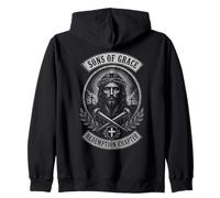 Sons of Grace Redención Capítulo Cristiano Jesús Sudadera con Capucha