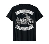Sons of Ibuprofen Old Man Chapter: Funny Older Biker Gift Camiseta