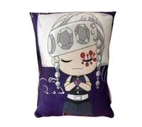 Sonsoke Agatsuma Zenitsu Anime Figura Cojín de Peluche Manga Cosplay Juguete de Peluche para Decoraciones de Halloween Juguete de Cumpleaños 35 x 25 cm (Uzui Tengen)
