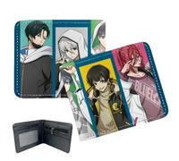 Sonsoke Blue Lock - Carteras de anime para hombre, doble pliegue, tarjeta de identificación, tarjeta de crédito, cartera multiusos para hombres y mujeres, regalo Cosprey, Foto de grupo 1, L, Moderno