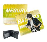 Sonsoke Blue Lock - Carteras de anime para hombre, doble pliegue, tarjeta de identificación, tarjeta de crédito, cartera multiusos para hombres y mujeres, regalo Cosprey, Bachira Meguru 3, L, Moderno