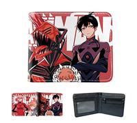 Sonsoke Denji Makima - Carteras de anime para hombre, doble pliegue, tarjeta de identificación, tarjeta de crédito, cartera multiusos para hombres y mujeres, regalo Cosprey, multicolor, L, Moderno