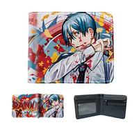 Sonsoke Denji Makima - Carteras de anime para hombre, doble pliegue, tarjeta de identificación, tarjeta de crédito, cartera multiusos para hombres y mujeres, regalo Cosprey, multicolor, L, Moderno