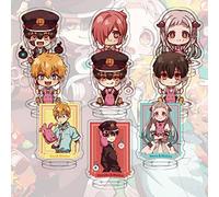 Sonsoke Figura de anime Hanako Kun de 9 piezas, figura de juego de soporte, adornos periféricos acrílicos, colecciones de cosplay (estilo 3)