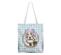 Sonsoke Frieren anime estilo bolso de lona 34x42cm - Artístico manga impresiones, ligero ocio bolsa de compras, Congelación 2