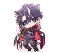 Sonsoke Genshin Impact - Almohada de peluche con figura de anime de manga para cosplay, decoración de Halloween, juguetes de cumpleaños, 45 cm (Wriothesley)