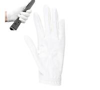 Sonsoke Guante de golf izquierdo, imitación de ante, antideslizante y transpirable, guantes deportivos ergonómicos para golf, tenis, ciclismo, entrenamiento (solo mano izquierda) (hombre, 23)
