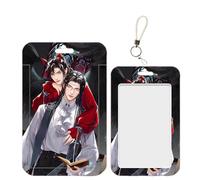Sonsoke HuaCheng XieLian Anime Card Holder 7 x 10 cm - Funda universal para tarjeta de identificación de estudiante e identificación para campus, autobús, tarjeta de crédito, Xielian 2, estándar