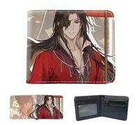 Sonsoke HuaCheng XieLian Hombres Carteras Bi-Fold Billetera Tarjeta de Identificación Tarjeta de Crédito Multiusos Cartera para Hombres y Mujeres Regalo Cosprey, Huacheng 4, estándar, Anime,Clásico