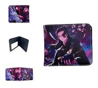 Sonsoke Itadori Yuji Satoru Gojo Carteras de Anime para Hombre Cartera Plegable Tarjeta de Identidad Tarjeta de Crédito Cartera Multiusos para Hombres y Mujeres Regalo Cosprey, multicolor, L, Moderno