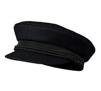 Sonstige Gorra de marinero de Capitán [Negro - 7.625]