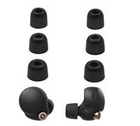 SONXIAVIVO Almohadillas de Espuma viscoelástica con cancelación de Ruido compatibles con Auriculares Sony WF-1000XM4 / 1000XM5 / 1000XM3, [Cabe en la Funda], L/M/S, Negro, 3 Pares