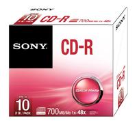 Sony 10CDQ80SS - Pack de 10 CD-R, 700 MB (80 Minutos)