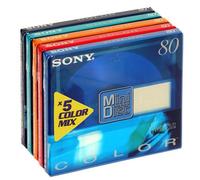 Sony 5 Unidades, 80 min MiniDisc Color Cello Wrap edición Especial